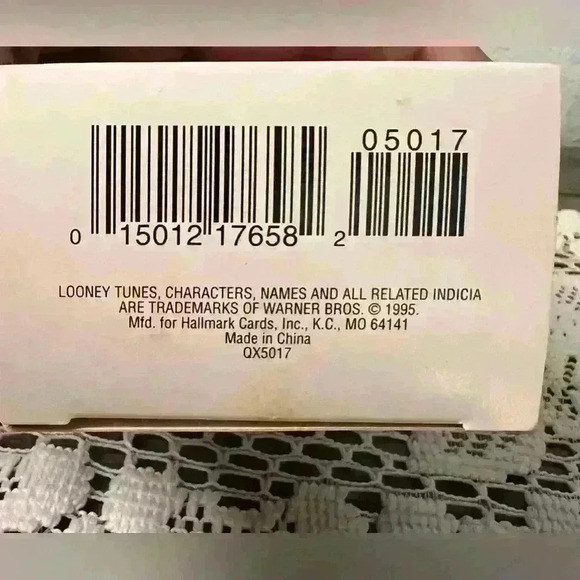 Hallmark Keepsake NEW 1995 Christmas Ornament “Sylvester & Tweety” Looney Tunes - Picture 6 of 6